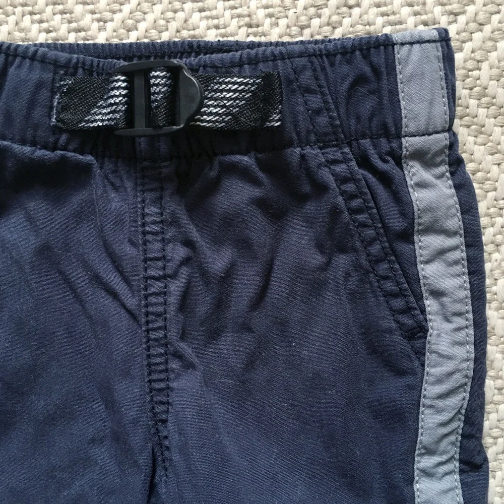 OshKosh convertible navy blue pants 6m